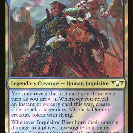 Inquisitor Eisenhorn [Warhammer 40,000 Commander] Surge Foil