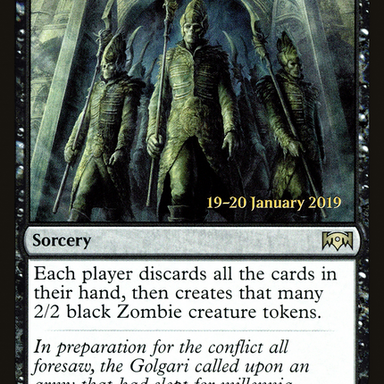 Awaken the Erstwhile [Ravnica Allegiance Promos] Prerelease Foil