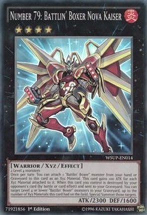Number 79: Battlin' Boxer Nova Kaiser (Super Rare) [WSUP-EN014] 1st Edition