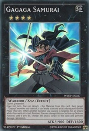 Gagaga Samurai (Super Rare) [WSUP-EN027] 1st Edition