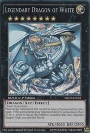 Legendary Dragon of White [WSUP-EN051] Prismatic Secret Rare