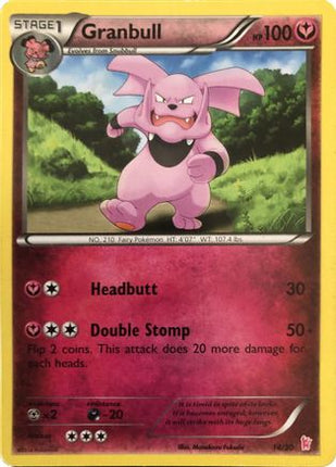 Granbull (#) 14- XY Trainer Kit Sylveon & Noivern