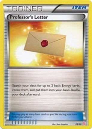 Professor's Letter (Sylveon) 28- XY Trainer Kit Sylveon & Noivern