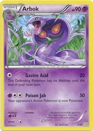 Arbok 3- XY Trainer Kit Sylveon & Noivern