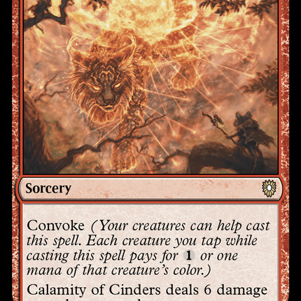 Calamity of Cinders [Bloomburrow Commander]