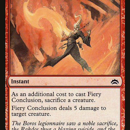Fiery Conclusion [Planechase Anthology]