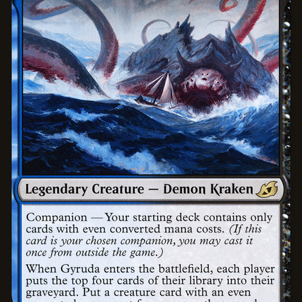 Gyruda, Doom of Depths (companion) [Ikoria: Lair of Behemoths]