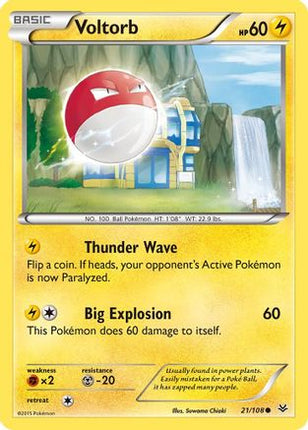 Voltorb - 21/106 [XY - Roaring Skies] Reverse Holofoil