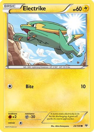 Electrike - 24/106 [XY - Roaring Skies] Reverse Holofoil