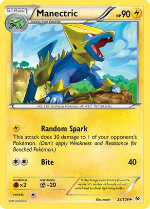Manectric - 25/106 [XY - Roaring Skies] Reverse Holofoil
