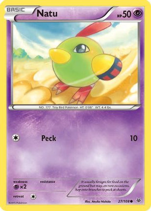 Natu (27) - 27/106 [XY - Roaring Skies] Reverse Holofoil