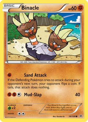 Binacle - 38/106 [XY - Roaring Skies] Reverse Holofoil