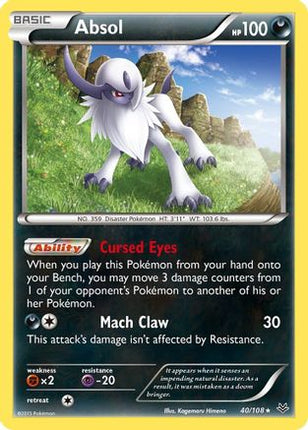 Absol - 40/106 [XY - Roaring Skies] Holofoil