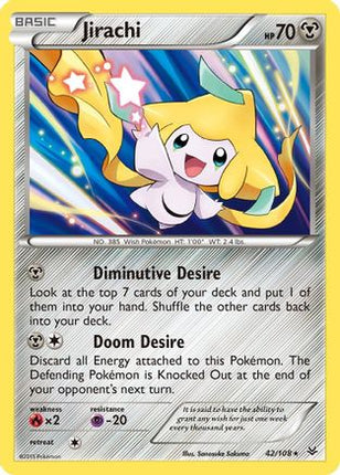 Jirachi - 42/106 [XY - Roaring Skies] Reverse Holofoil