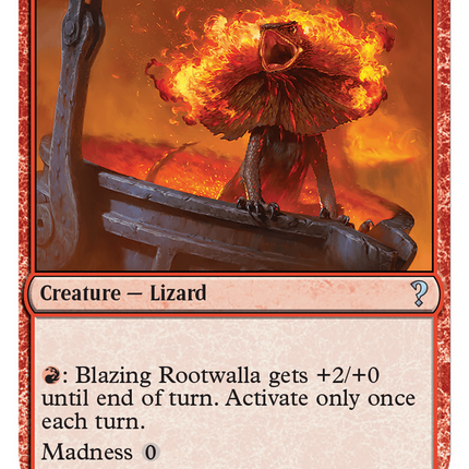 Blazing Rootwalla [Mystery Booster 2]