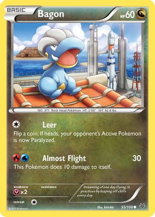 Bagon (55) - 55/106 [XY - Roaring Skies] Reverse Holofoil
