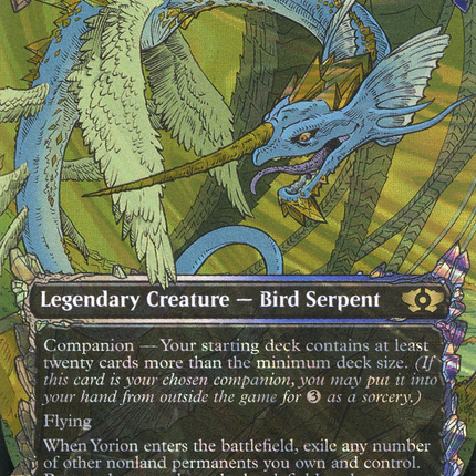 Yorion, Sky Nomad (Showcase) (Borderless) [Multiverse Legends] Halo Foil