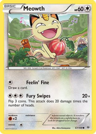Meowth - 67/106 [XY - Roaring Skies]