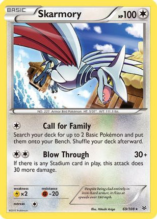 Skarmory - 69/106 [XY - Roaring Skies] Reverse Holofoil