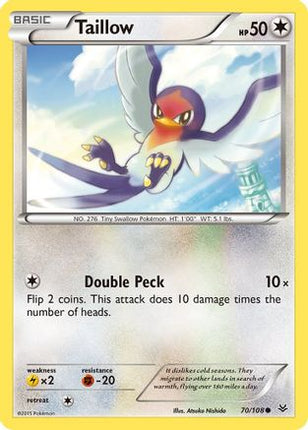 Taillow - 70/106 [XY - Roaring Skies] Reverse Holofoil
