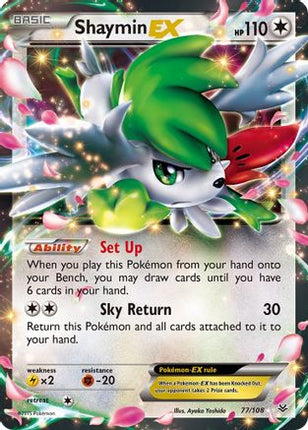 Shaymin EX - 77/106 [XY - Roaring Skies] Holofoil