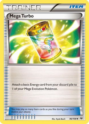 Mega Turbo - 86/106 [XY - Roaring Skies] Reverse Holofoil