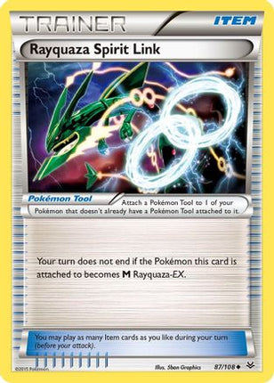 Rayquaza Spirit Link - 87/106 [XY - Roaring Skies] Reverse Holofoil