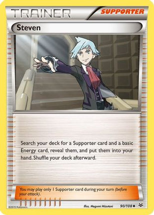 Steven - 90/106 [XY - Roaring Skies] Reverse Holofoil