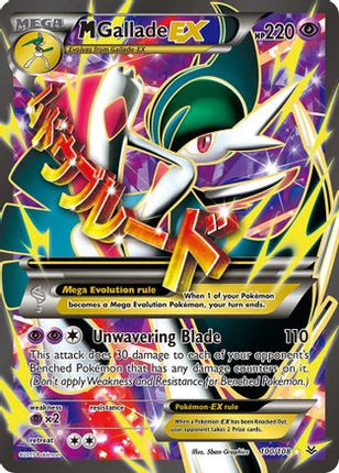 M Gallade EX (100 Full Art) - 100/106 [XY - Roaring Skies] Holofoil