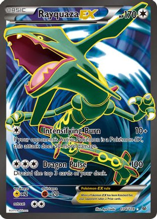 Rayquaza EX (104 Full Art) - 104/106 [XY - Roaring Skies] Holofoil