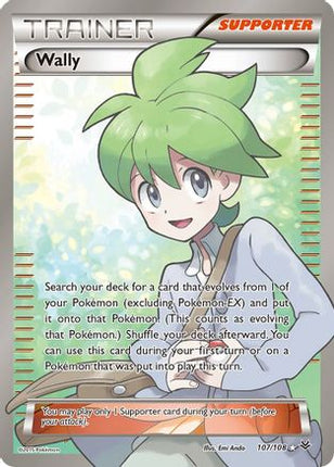 Wally (107 Full Art) - 107/106 [XY - Roaring Skies] Holofoil