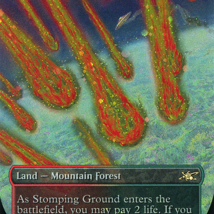 Stomping Ground (Borderless) [Unfinity] Galaxy Foil