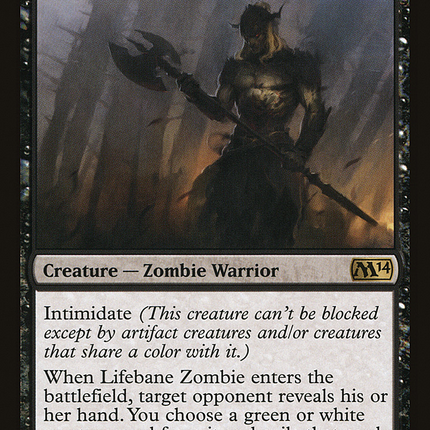 Lifebane Zombie [Magic 2014]