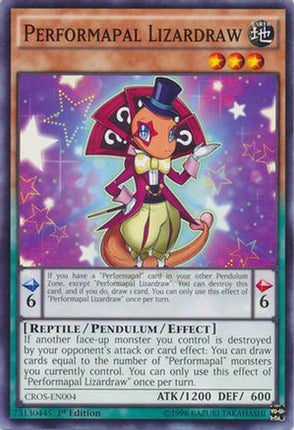 Performapal Lizardraw (Common / Short Print) [CROS-EN004] Unlimited