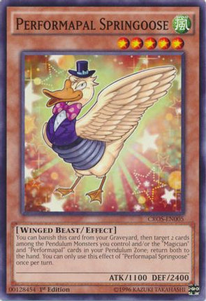 Performapal Springoose (Common / Short Print) [CROS-EN005] 1st Edition