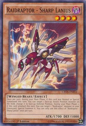 Raidraptor - Sharp Lanius (Common / Short Print) [CROS-EN016] 1st Edition
