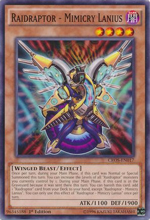 Raidraptor - Mimicry Lanius (Common / Short Print) [CROS-EN017] 1st Edition