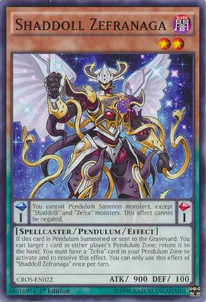 Shaddoll Zefranaga (Common / Short Print) [CROS-EN022] Unlimited