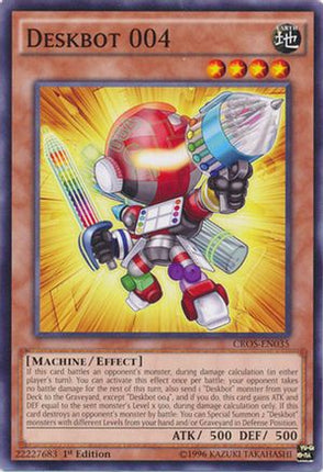 Deskbot 004 (Common / Short Print) [CROS-EN035] 1st Edition