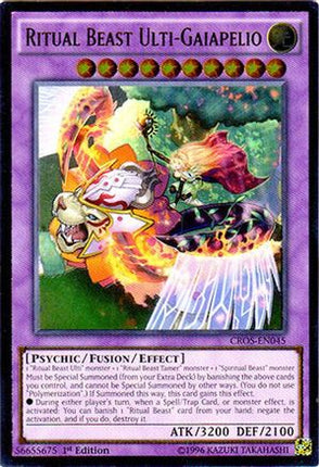 Ritual Beast Ulti-Gaiapelio (UTR) (Ultimate Rare) [CROS-EN045] Unlimited