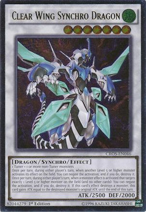 Clear Wing Synchro Dragon (UTR) (Ultimate Rare) [CROS-EN046] 1st Edition