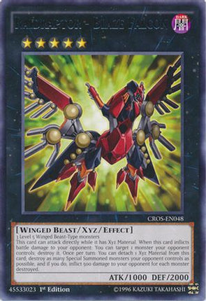 Raidraptor - Blaze Falcon (Rare) [CROS-EN048] 1st Edition