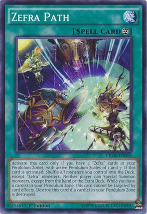 Zefra Path (Common / Short Print) [CROS-EN059] 1st Edition