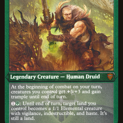 Kamahl, Heart of Krosa [Commander Legends] Etched Foil