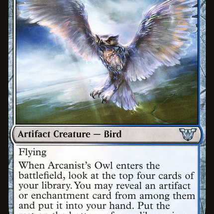 Arcanist's Owl [Neon Dynasty Commander]