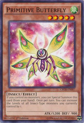 Primitive Butterfly (Common / Short Print) [CROS-EN097] 1st Edition