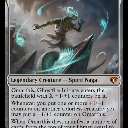 Omarthis, Ghostfire Initiate [Commander Masters] Foil