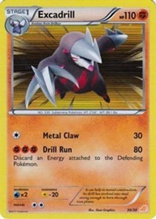 Excadrill (# Holo) 30- BW Trainer Kit Excadrill & Zoroark Holofoil