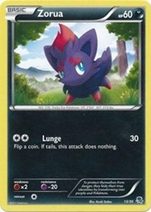 Zorua (#) 23- BW Trainer Kit Excadrill & Zoroark