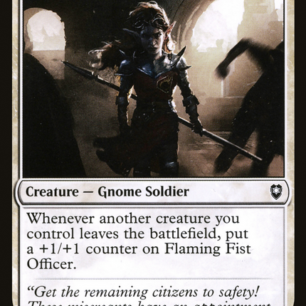 Flaming Fist Officer [Commander Legends: Battle for Baldur's Gate]